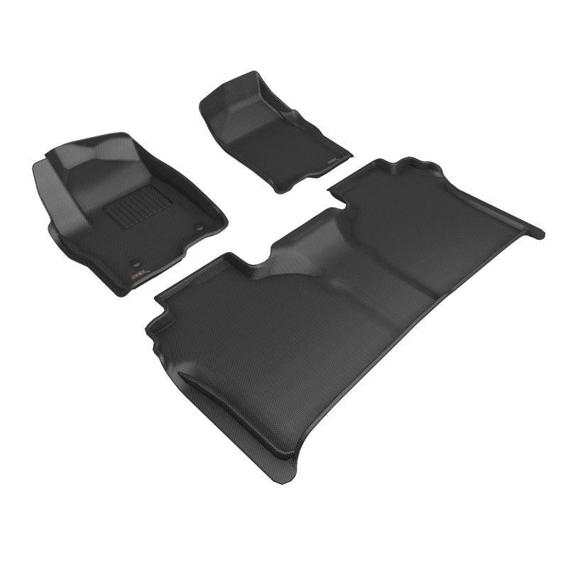 3D MAXpider Kagu Front & Rear Floor Mats for 2019-2024 GMC Sierra