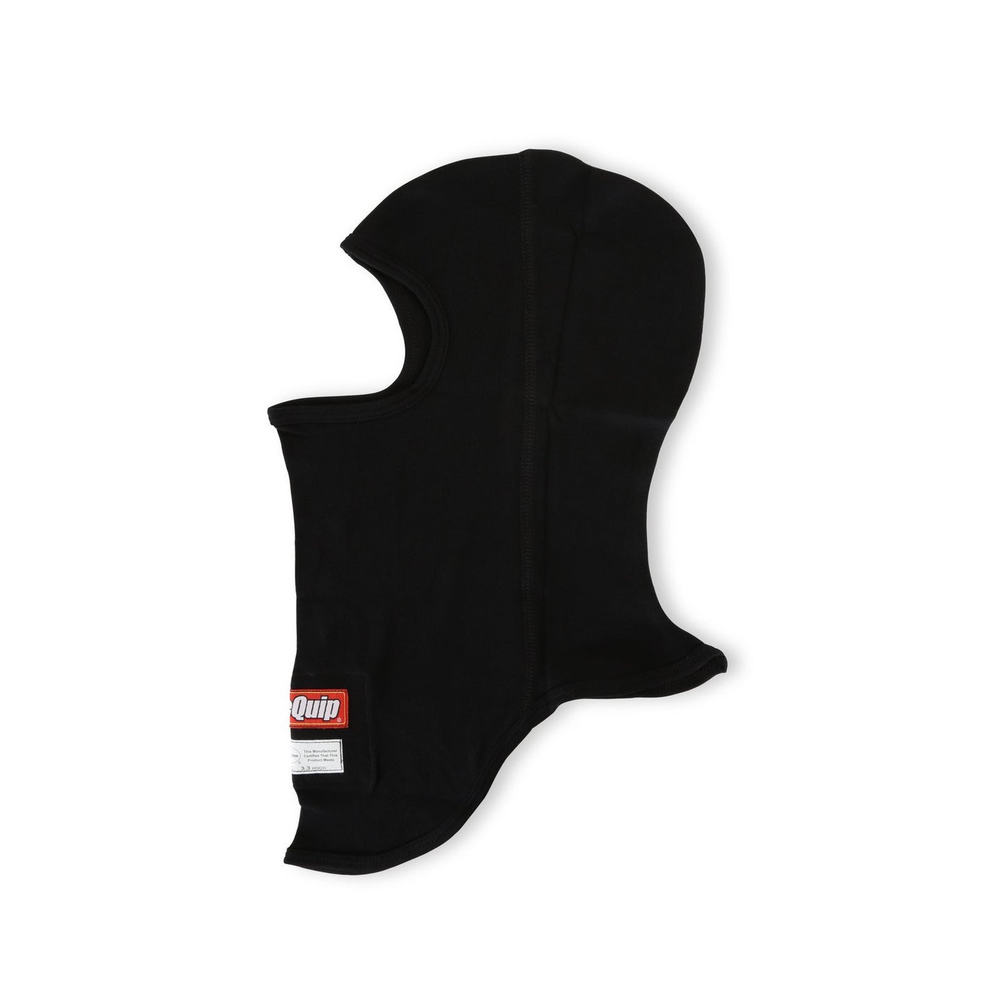 RaceQuip 433991 Black SFI 3.3 Fire Retardant Single Layer Hood
