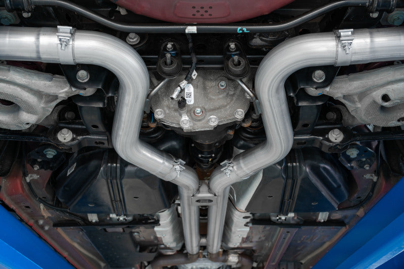MBRP Ford Mustang GT 5L T304 3in Cat-Back w/4in Quad Carbon Fiber Tips