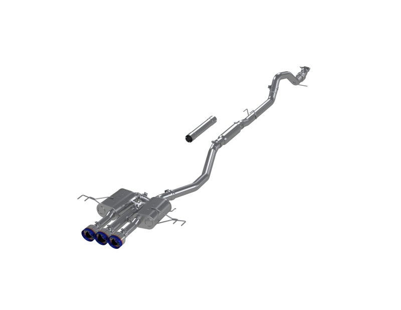 MBRP Integra Type-R 3in Cat-Back Triple Center Outlet Exhaust with Burnt