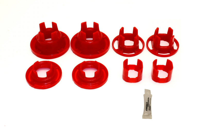 BMR 2010-2011 5th Gen Camaro Rear Cradle Street Version Poly Inserts Only Bushing Kit - Red