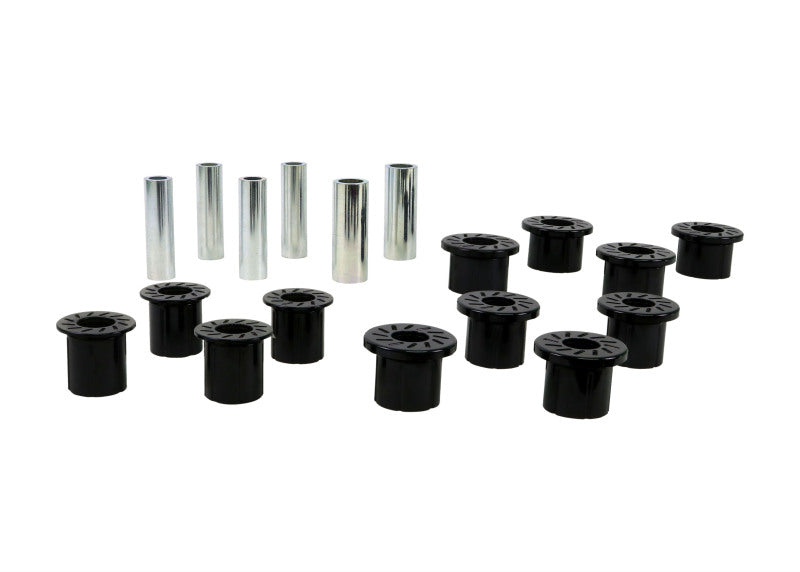 Whiteline W73816 Spring Eye Front/Rear and Shackle Bushing for 1999-2004 Ford F-250 Super Duty, 1999-2004 Ford F-350 Super Duty, 2000-2004 Ford Excursion and More