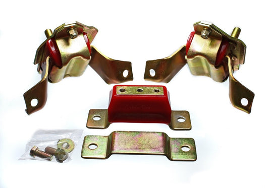 Energy Suspension for 1984-1995 Mustang 5.0 V8 Red Motor & Trans Mount Set 4.1124R