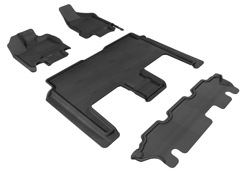 3D MAXpider Kagu Front, Rear & 3rd Row Floor Mats for 2013-2016 Chrysler Town & Country