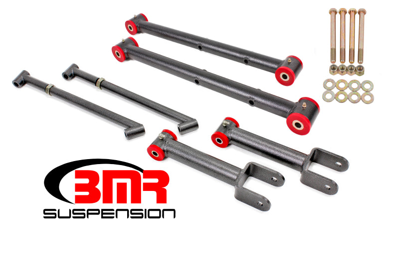 BMR 1968-1972 A-Body Non-Adj. Rear Suspension Kit (TCA034/UTCA004/RB002) - Black Hammertone