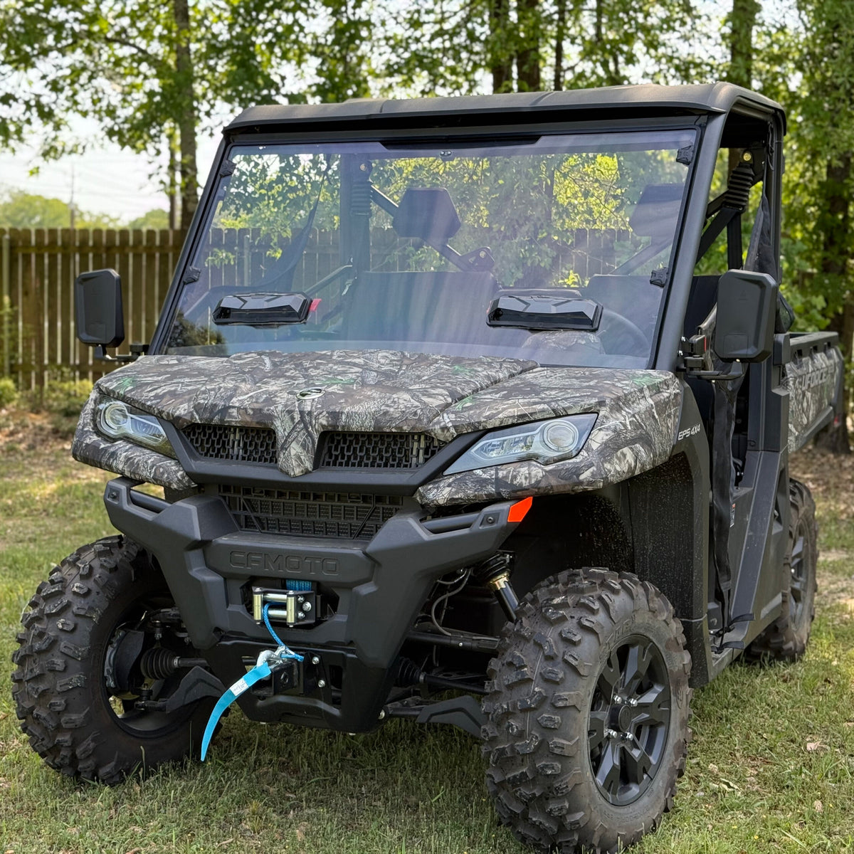 Seizmik 2025-2026 CFMOTO UForce 1000/1000 XL Toolless Windshield - Hardcoated 50-55318KIT
