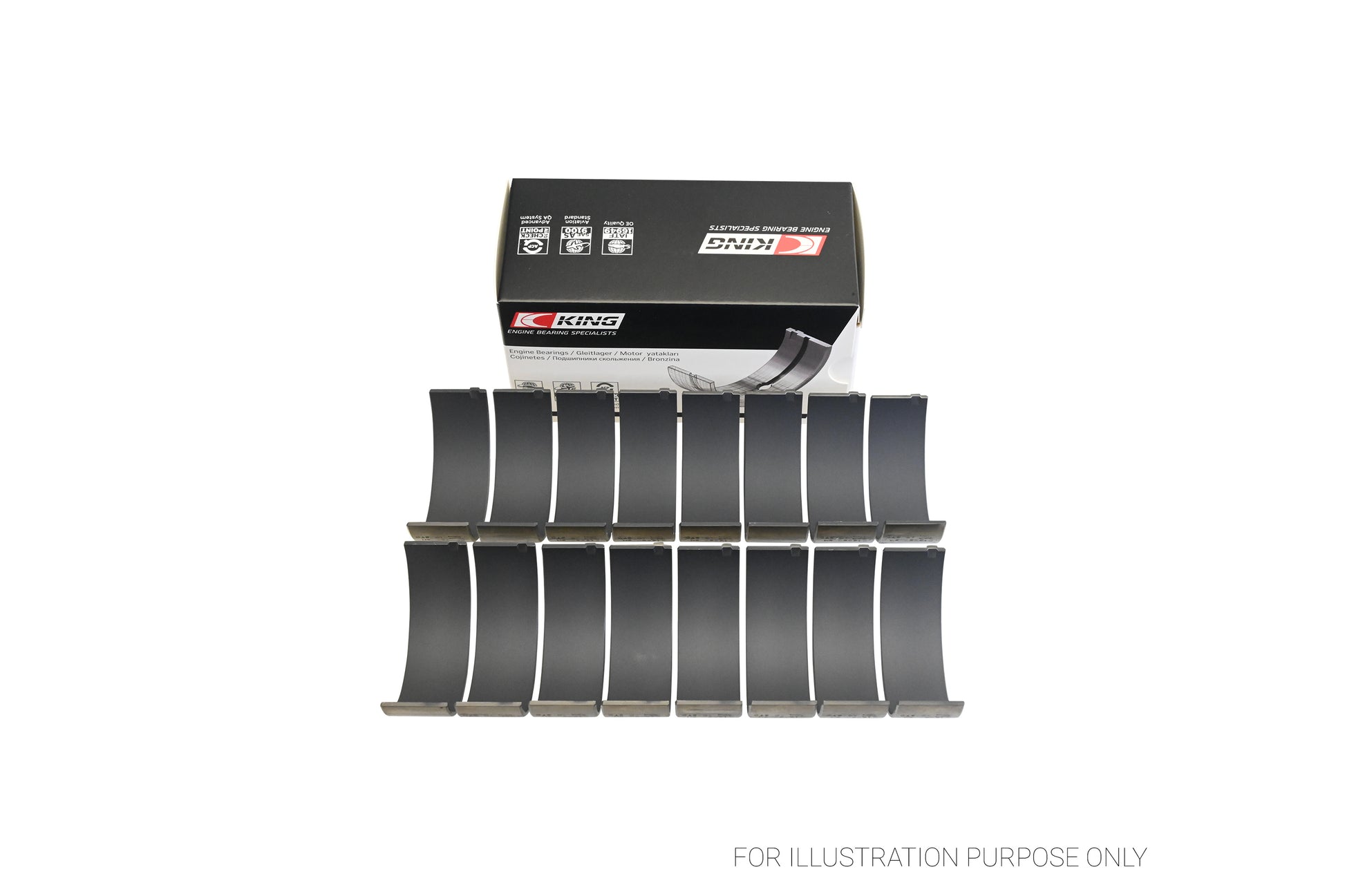 King Chrysler 345, 370 16V Connecting Rod Bearing Set CR8032XPN.026 - Fits Dodge, Ram, Jeep