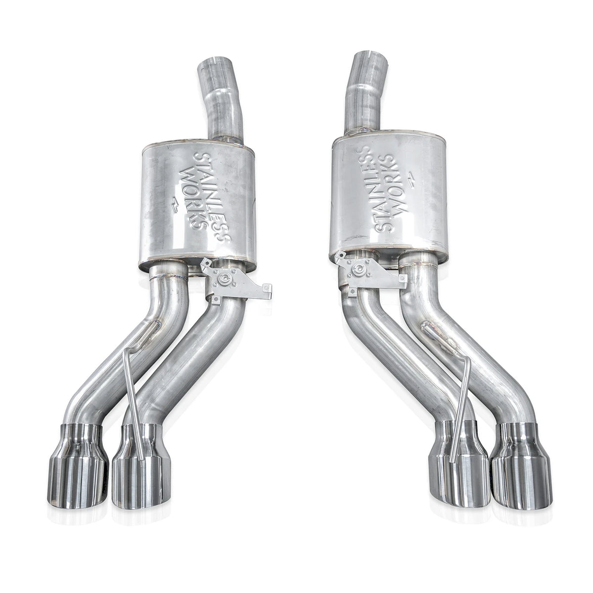 Stainless Works for 2022-2026 Cadillac CT5-V Blackwing Axle Back Exhaust - Polished Tips