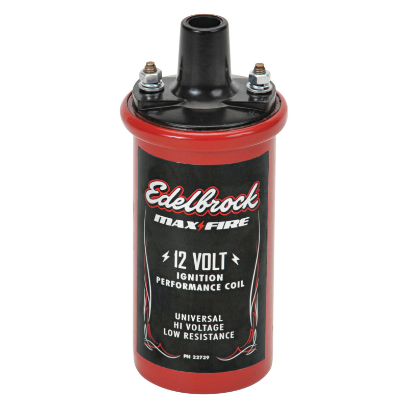 Edelbrock 22739 Ignition Coil 12V Canister Style 1.4 Ohm 42,000 Volt