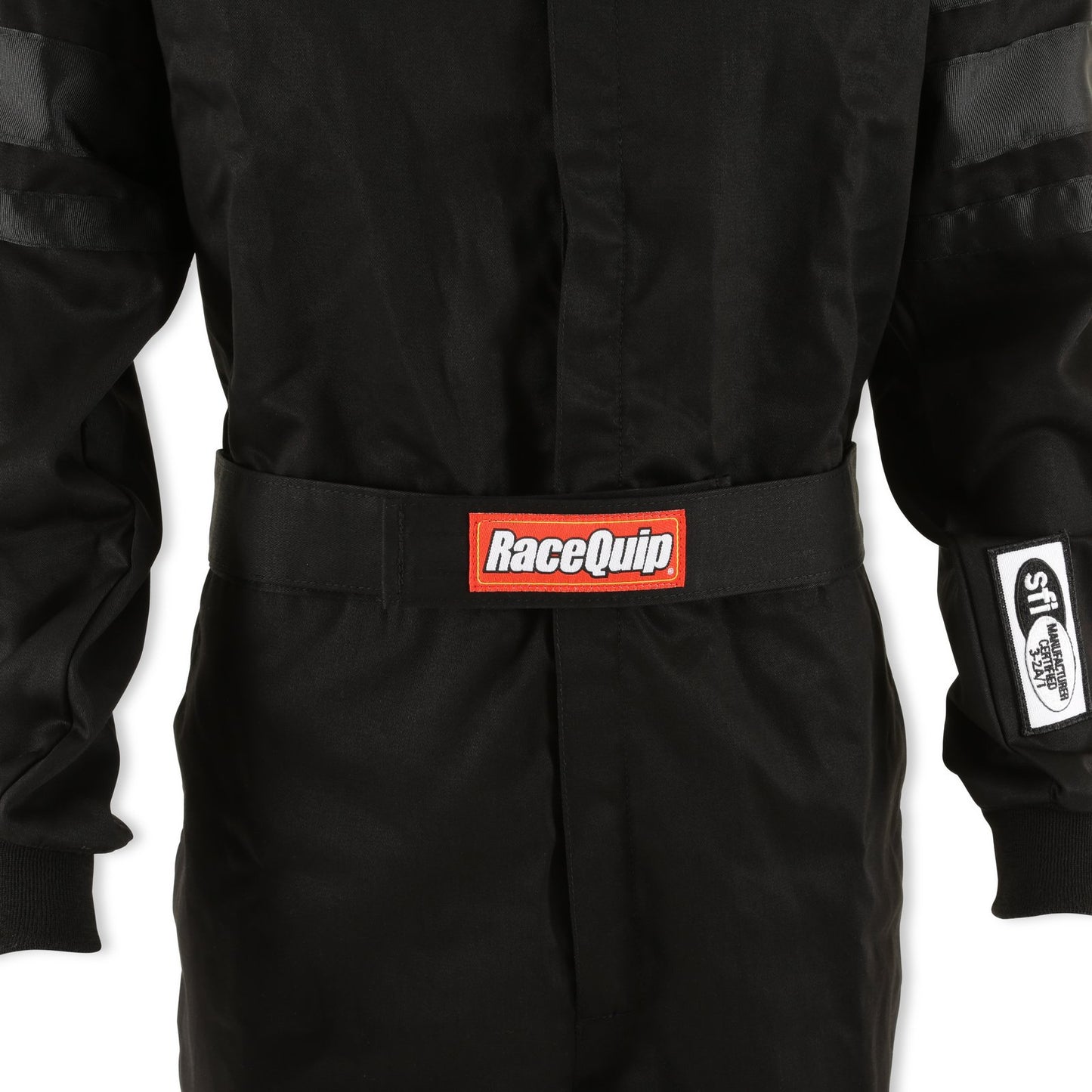 RaceQuip 110002 Black SFI-1 1-Layer Suit - Small