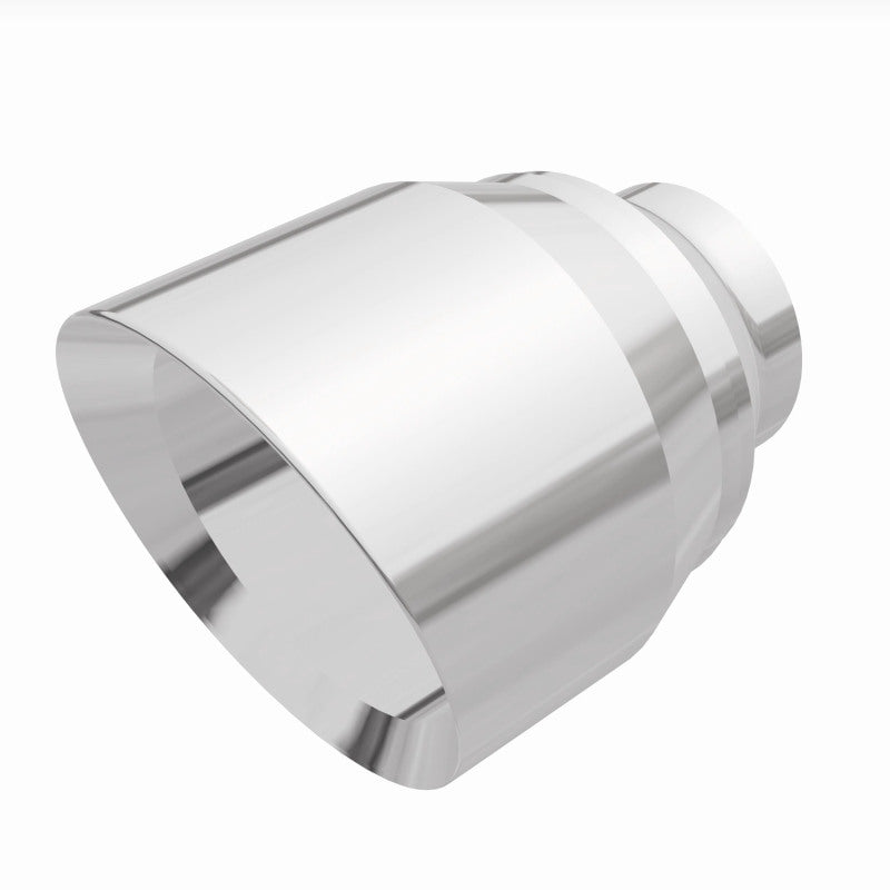 MagnaFlow 35224 Tip Stainless Double Wall Round Single Outlet Polished 4.5in DIA 2.5in Inlet 5.75in Length - #35224