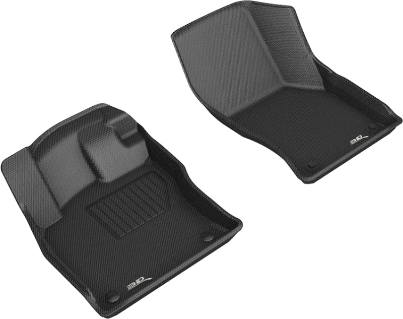 3D MAXpider Kagu Front Floor Mats for 2019 Volkswagen Jetta