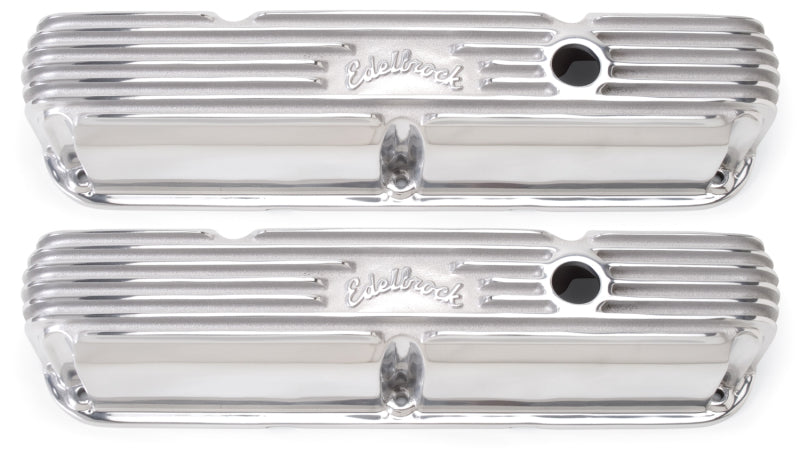 Edelbrock 4176 Valve Cover Classic Series Chrysler La 318-340-360 CI V8 Polished
