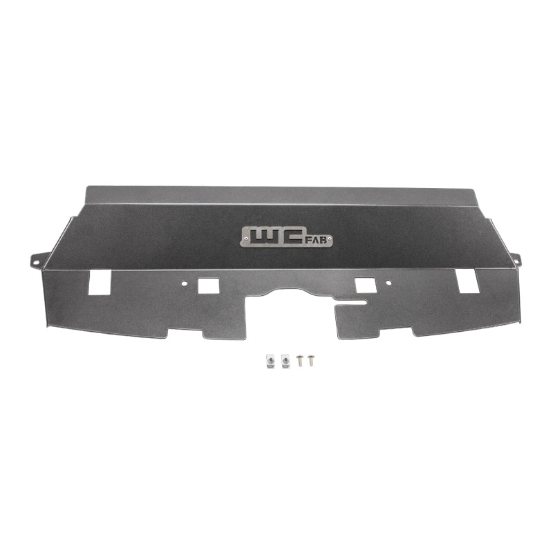 Wehrli Custom Fabrication WCF100546-GW Fabricated Aluminum Radiator Cover Gloss White for 2013-2018 Ram 2500 / 3500 Cummins