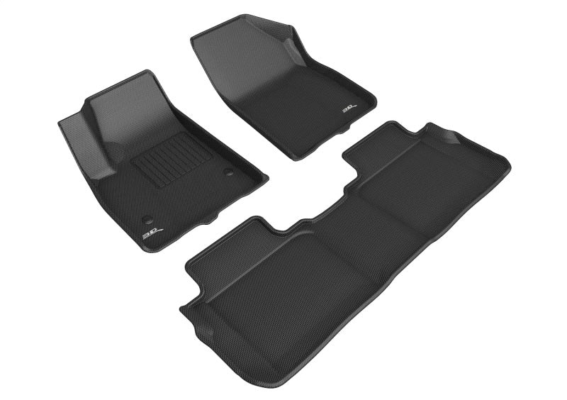 3D MAXpider Kagu Front & Rear Floor Mats for 2018-2024 GMC Terrain