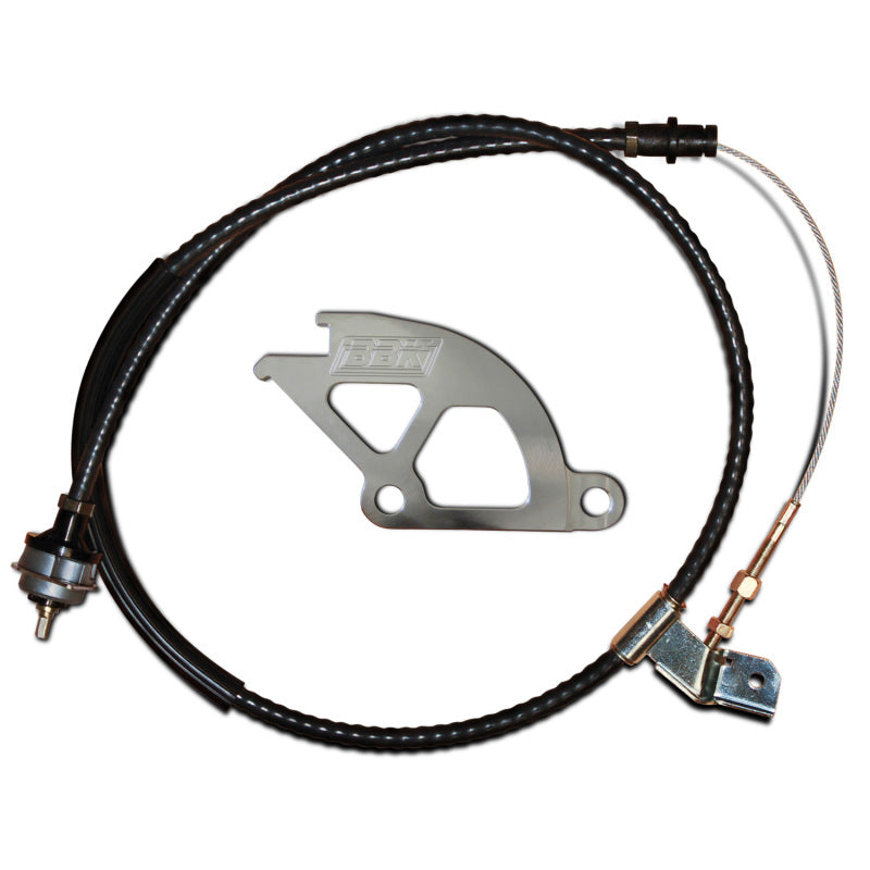 BBK Performance 1505 Adjustable Clutch Quadrant and Cable Kit for 1979-1995 Ford Mustang