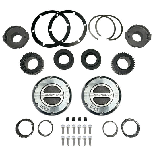 Yukon Gear & Axle YHC70011 For 2005-2022 Ford F250/F350/F450/F550 Superduty 35-Spline Hardcore Locking Hub Set