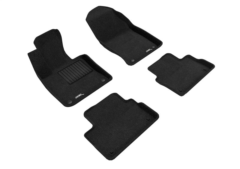 3D MAXpider Elegant Front & Rear Floor Mats for 2019-2024 Volvo S60/V60