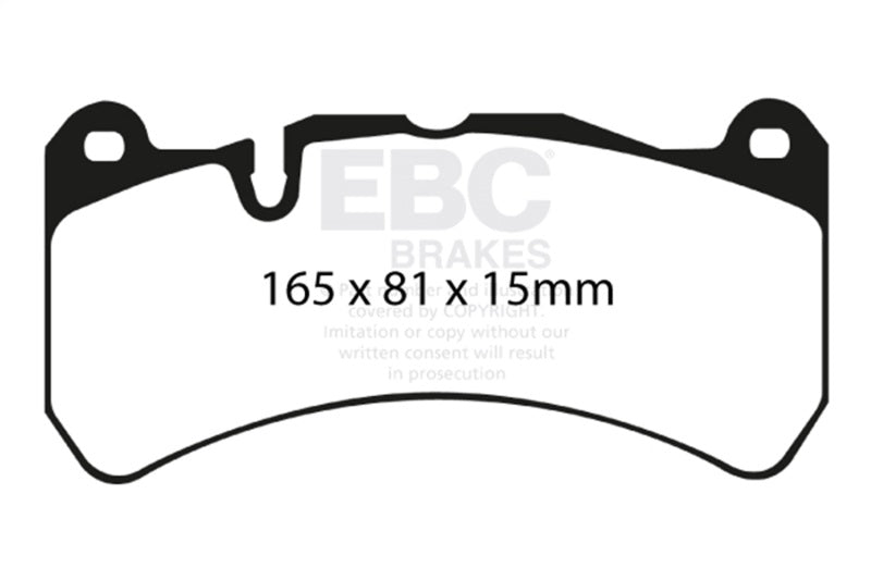EBC 07-08 Ferrari 430 Scuderia 4.3 Bluestuff Front Brake Pads DP51591NDX