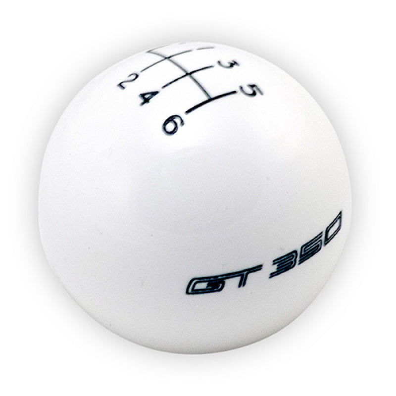 Ford Racing for 2015-2019 Mustang GT350 White 6-Speed Shift Knob