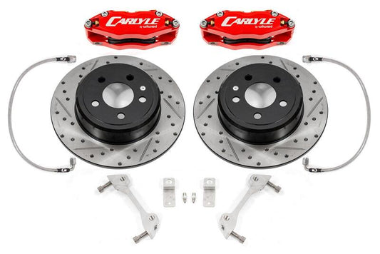 BMR 2008-2023 Dodge Challenger Brake Kit For 15in Conversion Red Calipers Demon/Redeye