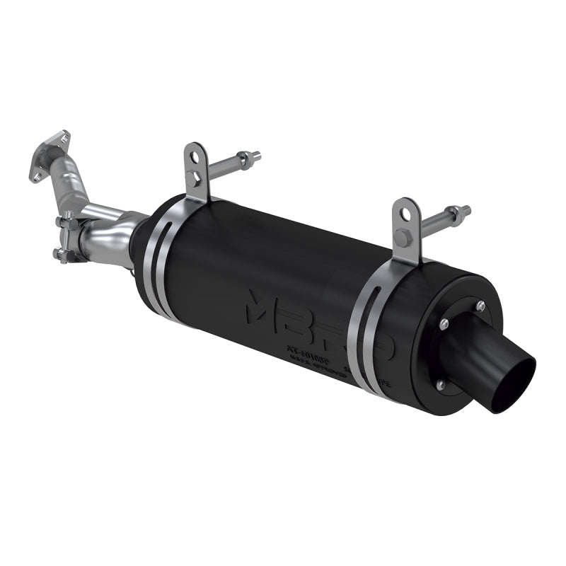 MBRP KVF 750 Brute Force Slip-On Combination Exhaust with Sport Muffler