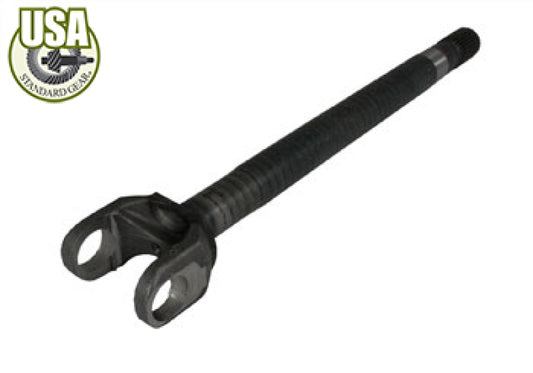Yukon Gear & Axle ZA W38827 USA Standard 4340 Chrome-Moly Replacement Axle For Dana 30 JK Left Hand Inner / 27Spl