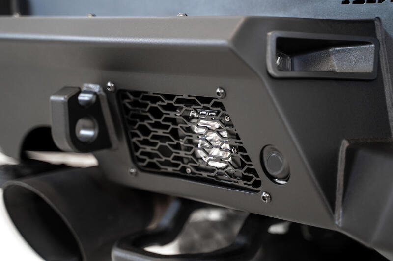 Addictive Desert Designs for 2021 Ram 1500 TRX Stealth Fighter Rear Bumper - Hammer Black