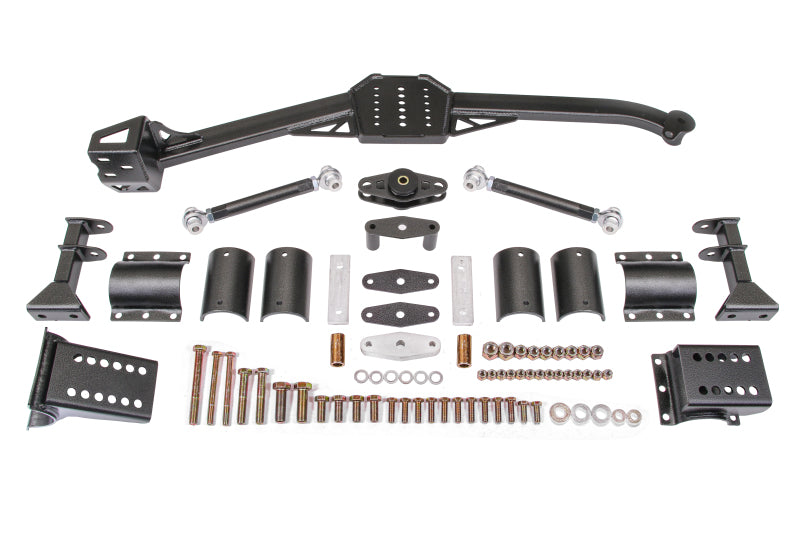 BMR 1982-1992 3rd Gen F-Body Body Mount Watts Link Rod Ends - Black Hammertone