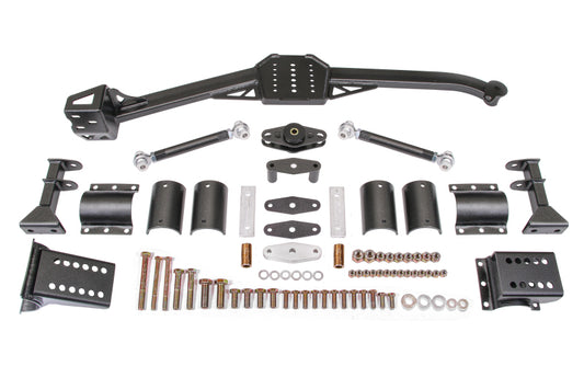 BMR 1982-1992 3rd Gen F-Body Body Mount Watts Link Rod Ends - Black Hammertone