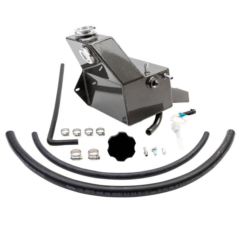 Wehrli Custom Fabrication WCF100628-GB Factory Location Coolant Tank Kit Gloss Black for 2013-2018 Ram 2500 / 3500 6.7L Cummins