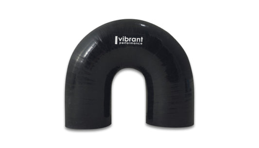 Vibrant 4 Ply Reinforced Silicone Elbow Connector - 1in ID x 5.875in Leg 180
