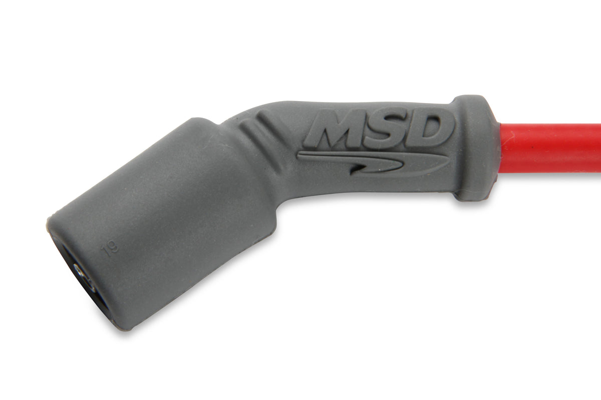 MSD 32829 Super Conductor Spark Plug Wire Set - 99-13 GM Truck & SUV - Red