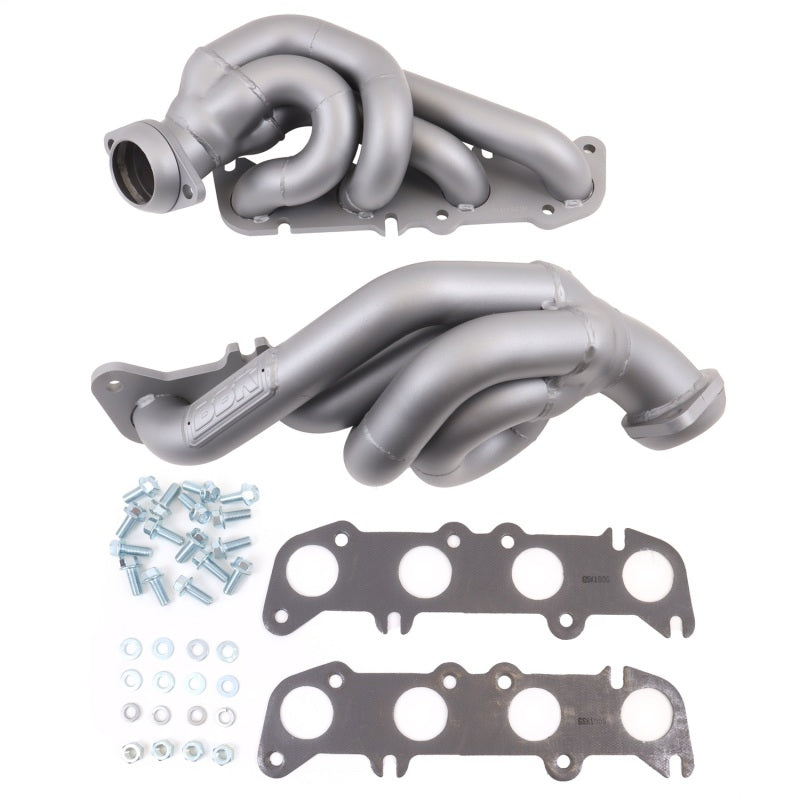 BBK Performance 1943 Shorty Headers 1-3/4 Titanium Ceramic for 2011-2014 Ford F-150 5.0L Coyote
