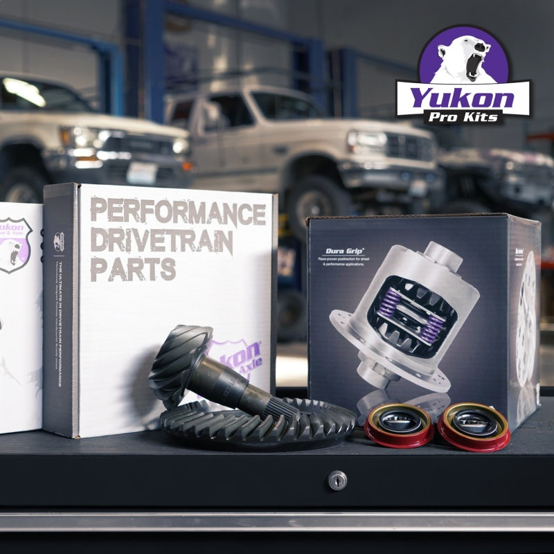 Yukon Gear & Axle YGK2029 8.6in for GM 4.56 Rear Ring & Pinion Install Kit 30 Spline Positraction Axle Bearings and Seals