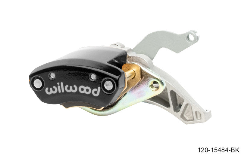 Wilwood Caliper - MC4 Mechanical Right Hand - Black 1.19in Piston 1.10in Rotor - Black - #120-15484-BK