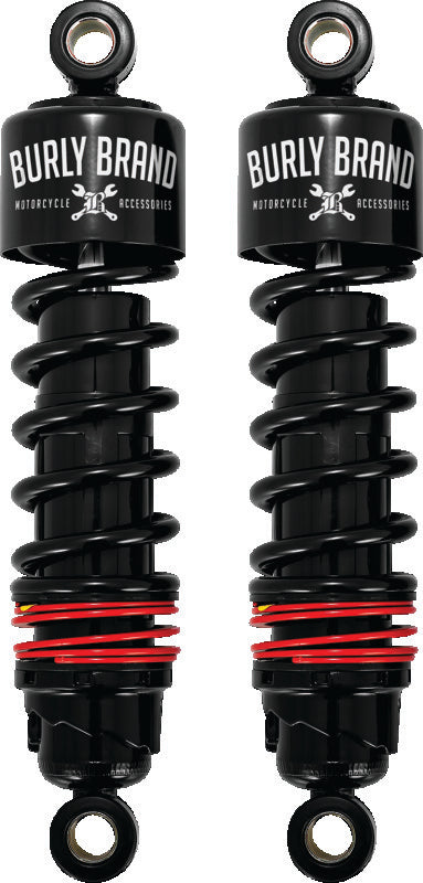 Burly Brand B28-1206B Slammer Shocks Black for 2004-2022 Harley-Davidson Sportster