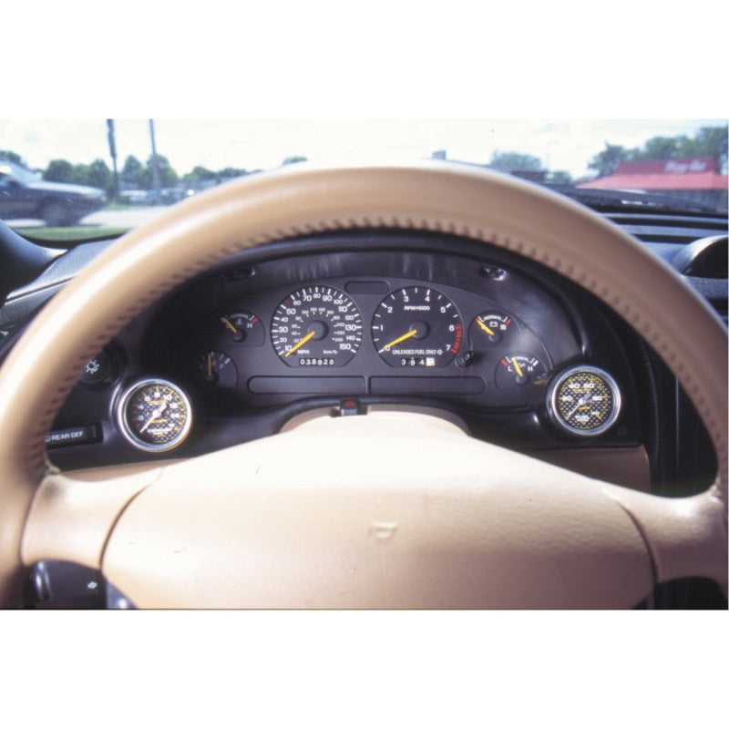 AutoMeter 10003 2-1/16in Dual Cluster Bezel for 1994-2000 Ford Mustang
