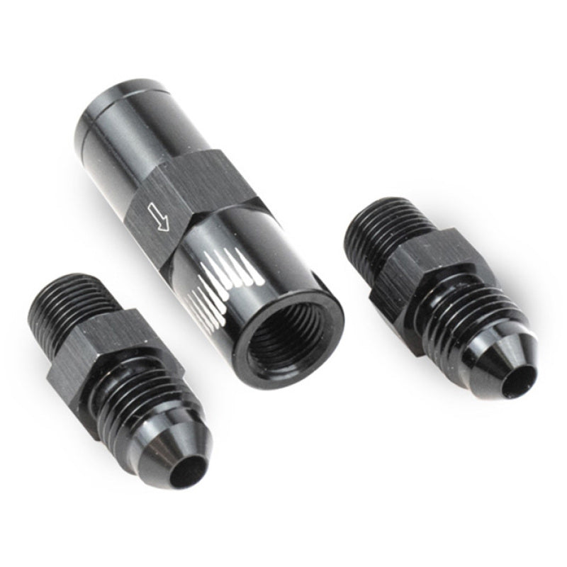 Snow Performance SNO-8CV-BRD High Flow 4AN Water Check Valve Fittings SS Brd Kit
