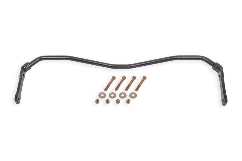BMR 1964-1972 GM A-Body 1.00in Hollow Non-Adjustable Rear Sway Bar Kit - Black Hammertone