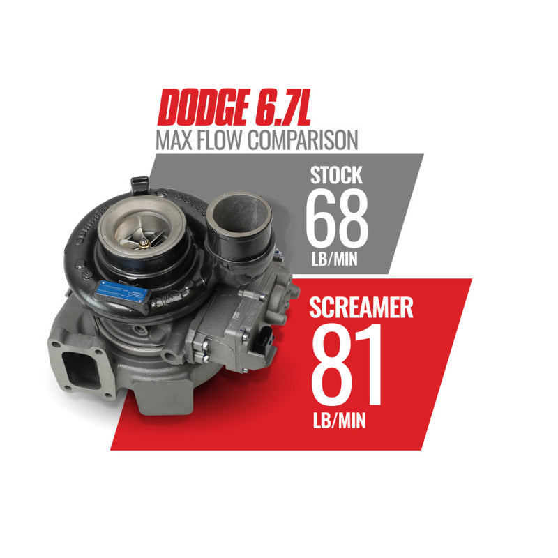 BD Diesel 5mm Compressor 70mm Turbine Screamer Turbo 1045771