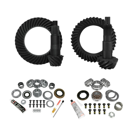 Yukon Gear & Axle YGK078 Complete Gear Package for JL Jeep Non-Rubicon D44 Rear & D30 Front w/4:56 Gear Ratio