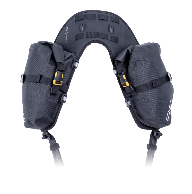 Giant Loop MSB25-RT-B MoJavi Saddlebag 12L Black Motorcycle