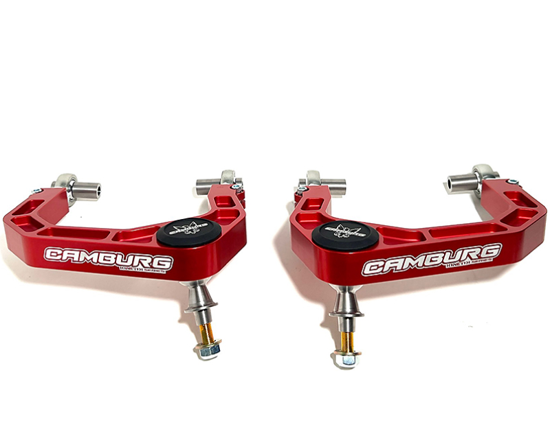 Camburg Engineering CAM-310184-RED KINETIK Uniball UCA Red for 2003-2023 Toyota Tacoma / 4Runner / FJ Cruiser