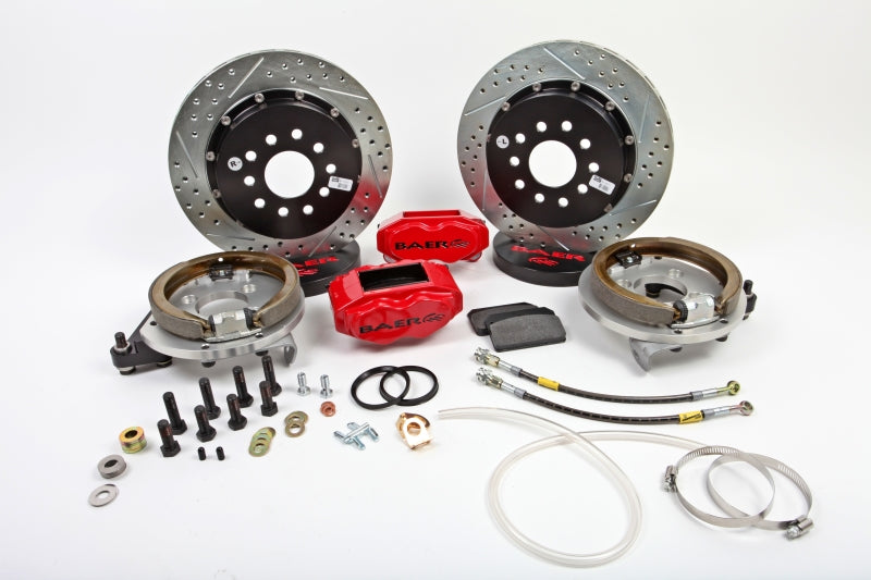 Baer Brakes 75-81 Chevrolet Camaro 13in SS4+ Rear SDZ Brake Kit - Hugger Orange