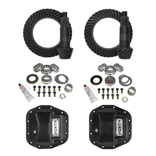 Yukon Gear & Axle YGK069STG2 Stage 2 for Jeep JL/JT Re-Gear Kit w/Covers & D44 Front & Rear in a 5.13 Ratio