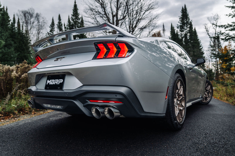 MBRP Mustang GT Armor Pro 3in Steet Profile Catback Exhaust - SS Tips