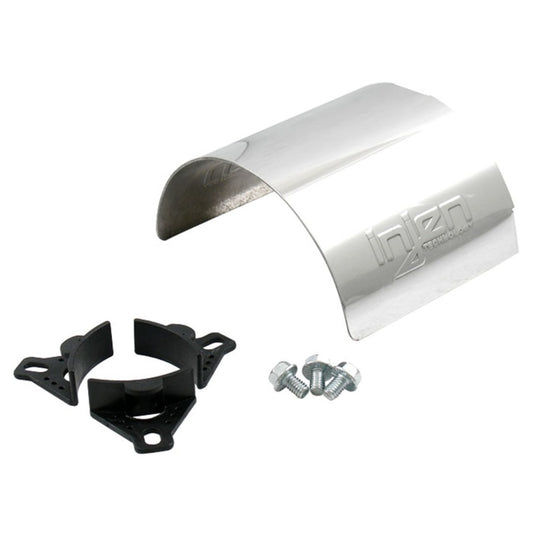 Injen Aluminum Air Filter Heat Shield Universal Fits 3.50 Polished - #HS3500P