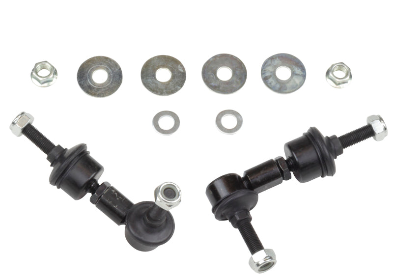 Whiteline KLC157 Rear Sway Bar Link Kit Heavy Duty Adjustable Steel Ball for 2004-2013 Mazda 3, 2004-2013 Volvo C70, 2004-2012 Volvo S40 and More