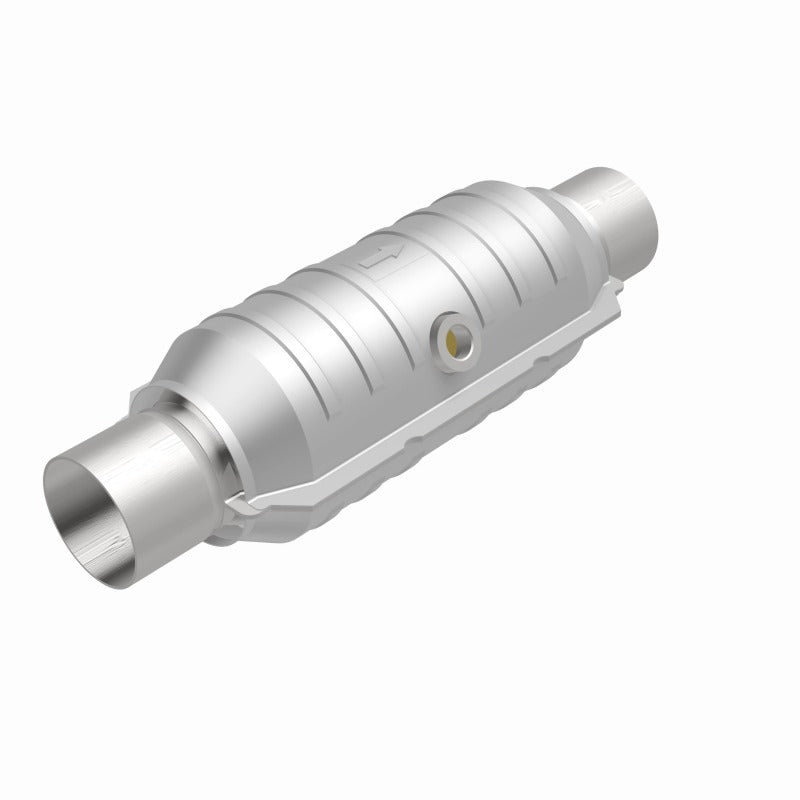MagnaFlow 51355 Conv Univ 2.25in Inlet/Outlet Center/Center Round 11in Body L x 5.125in W x 15in Overall L - #51355